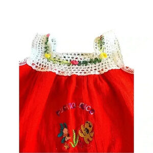 [5 for $25] made in  Ecuador of 100% cotton, size 2 party dress. EUC